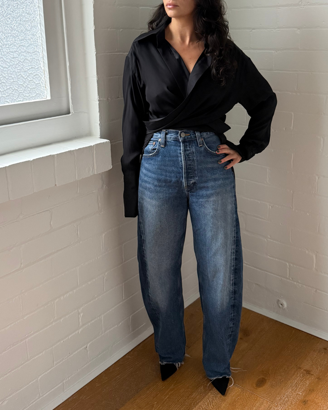 Gauge81 Sabinas Silk Wrap Shirt - Size Medium