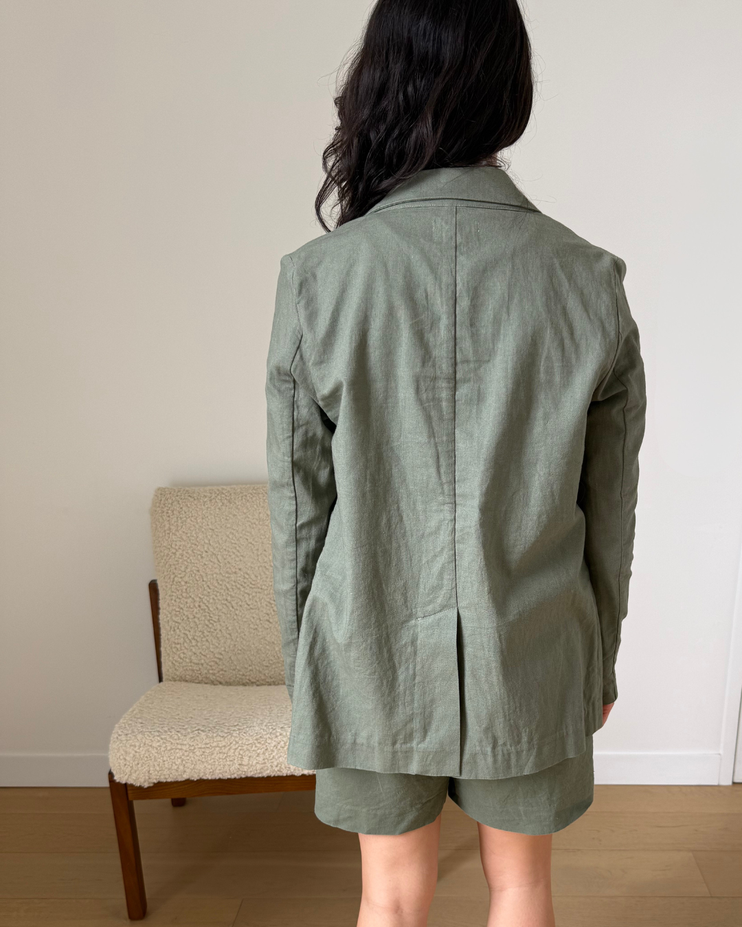 Incu Linen Jacket & Short Set - Size 8