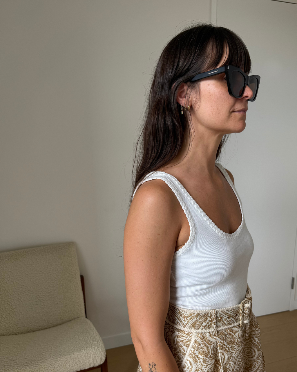 Scanlan Theodore Cat Eye Shape Sunglasses