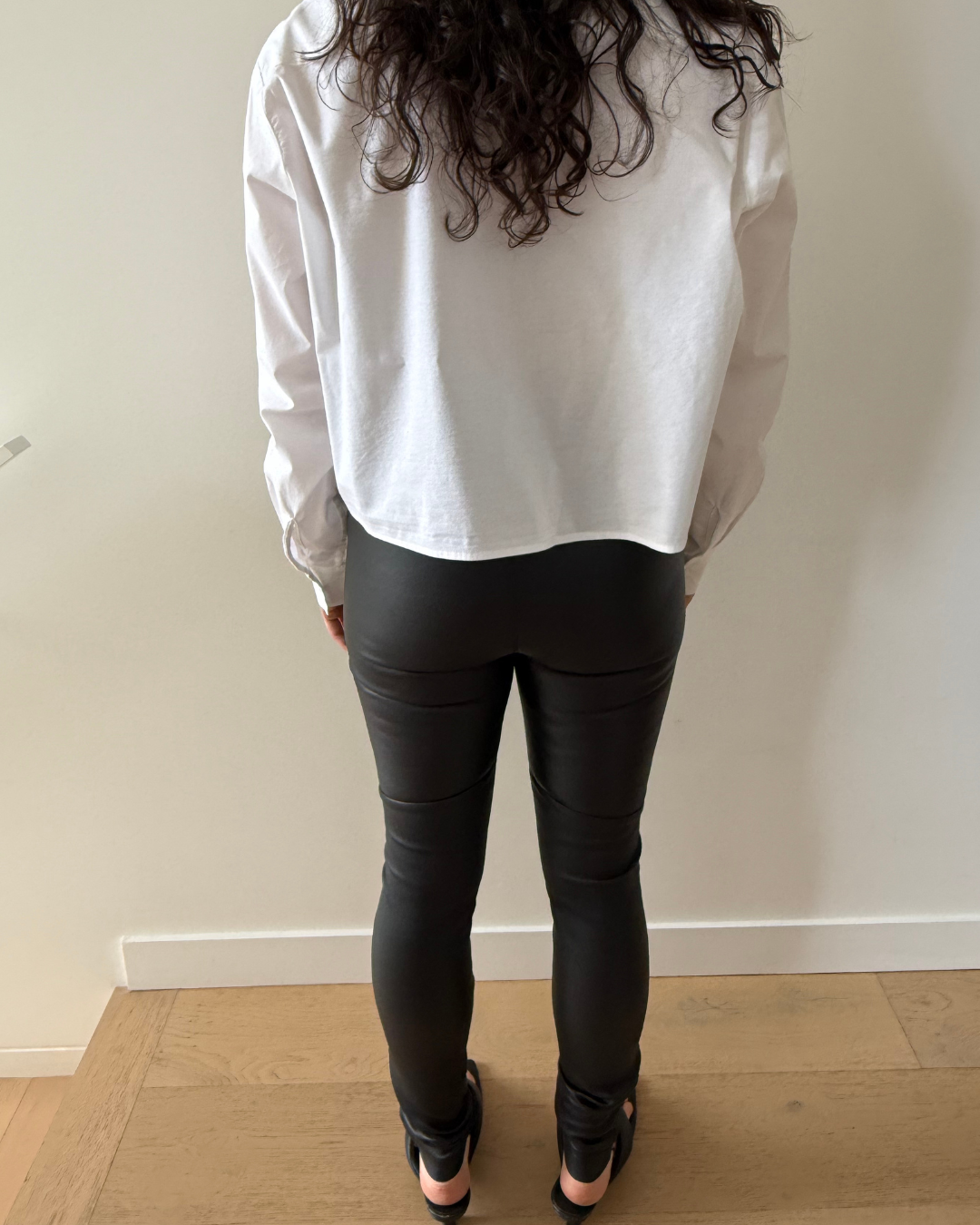 Scanlan Theodore Leather Leggings - Size 6