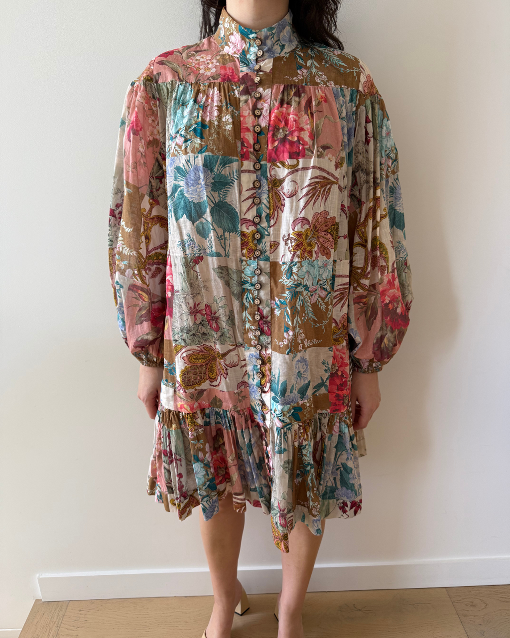Zimmermann Cassia Drop Waist Mini Dress - 0 (AU 6-8)