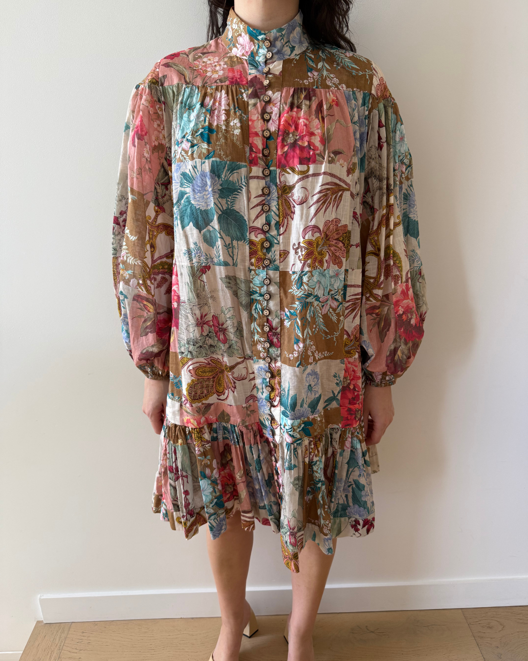 Zimmermann Cassia Drop Waist Mini Dress - 0 (AU 6-8)