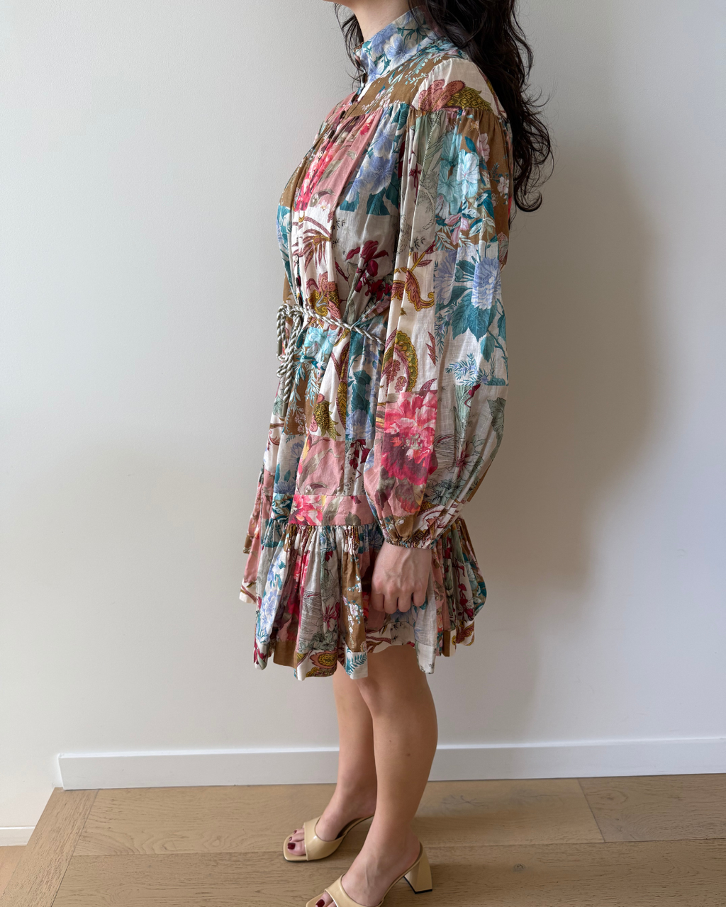 Zimmermann Cassia Drop Waist Mini Dress - 0 (AU 6-8)