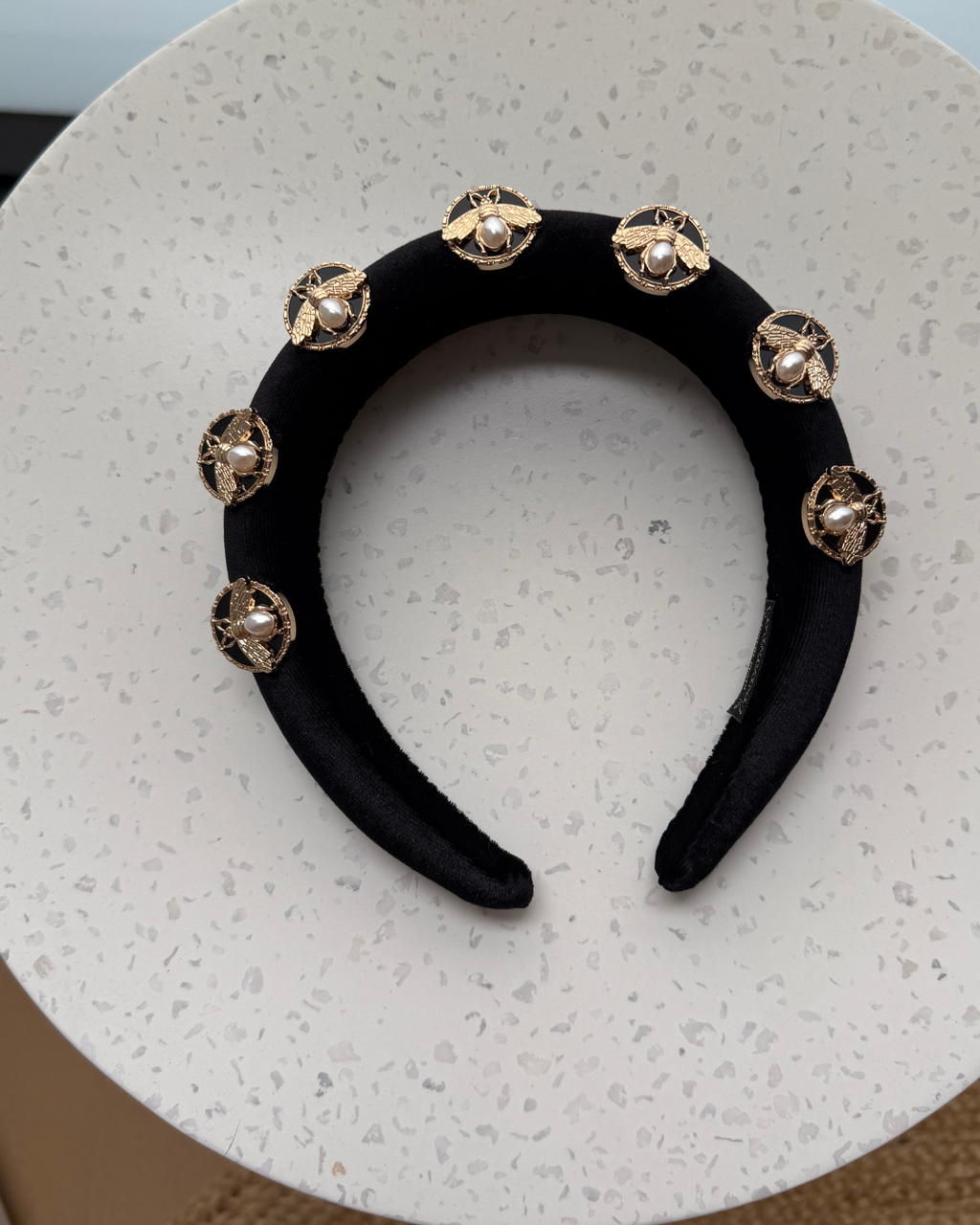 Blinged Bee Embellished Headband