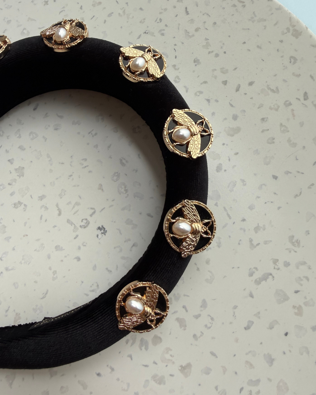 Blinged Bee Embellished Headband