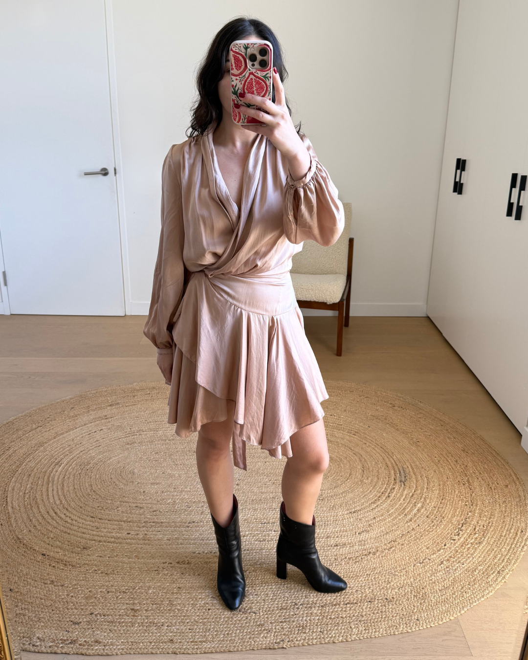 Zimmermann Silk Wrap Dress - Size 0 (AU 6-8)