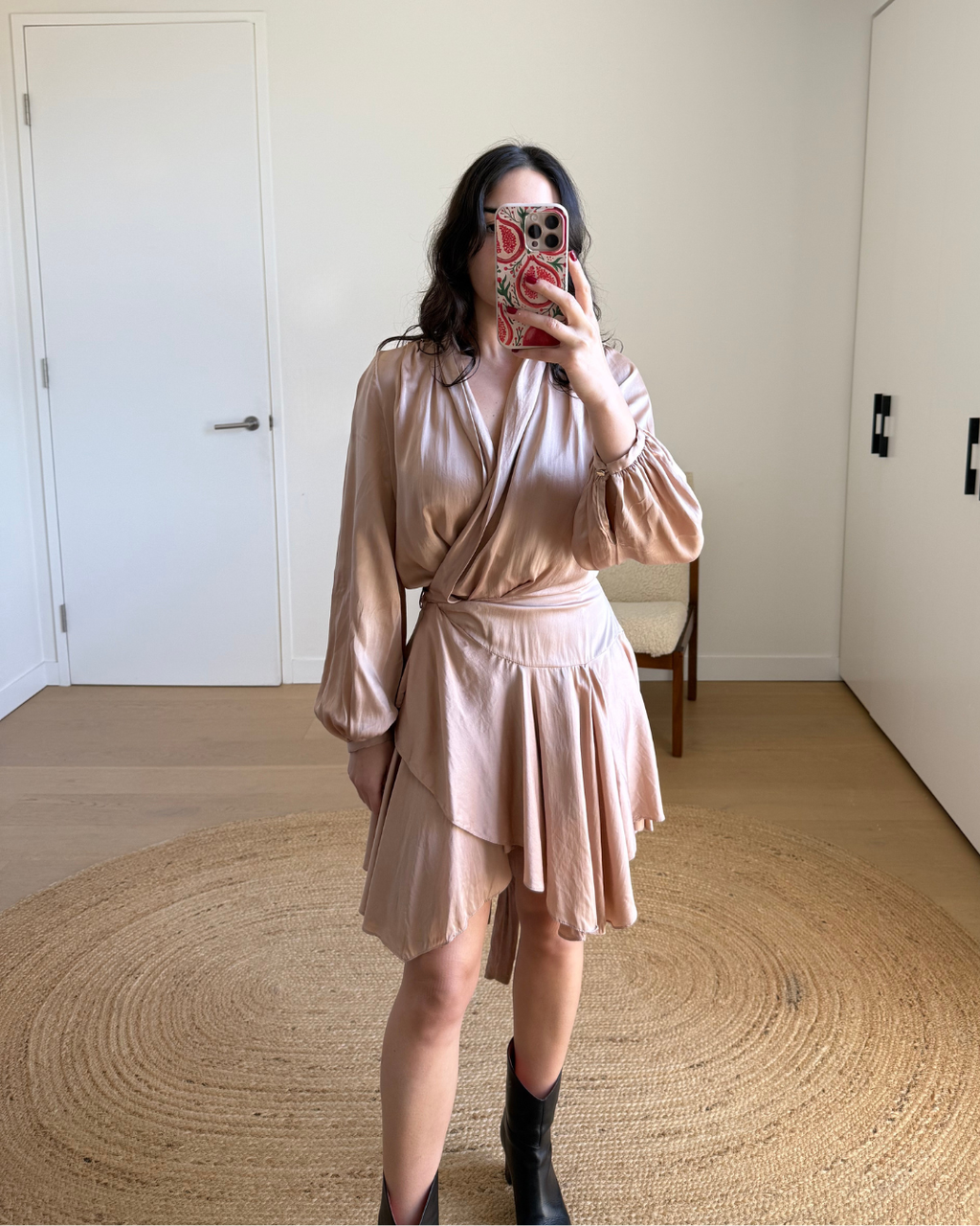 Zimmermann Silk Wrap Dress - Size 0 (AU 6-8)