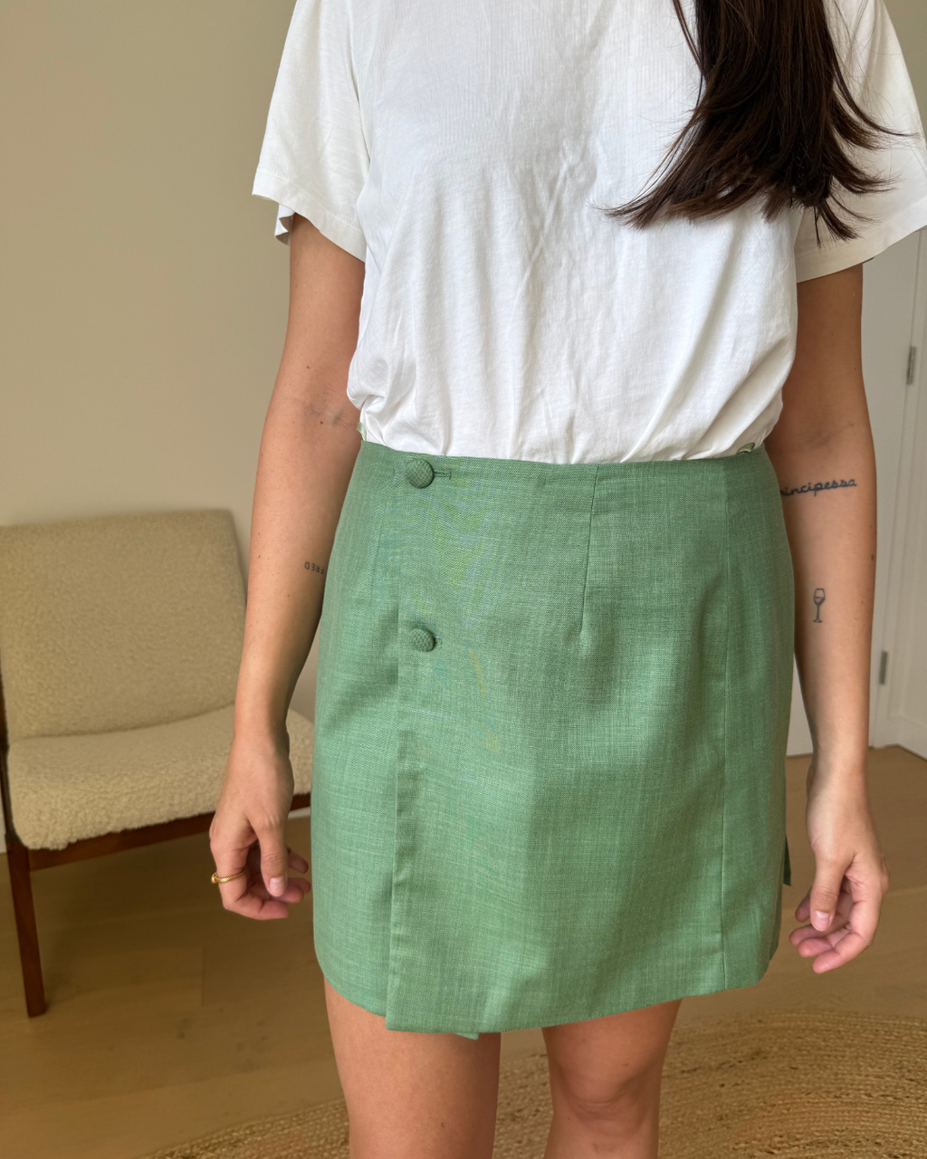 Atoir Mini Suit Style Skirt - Size Medium