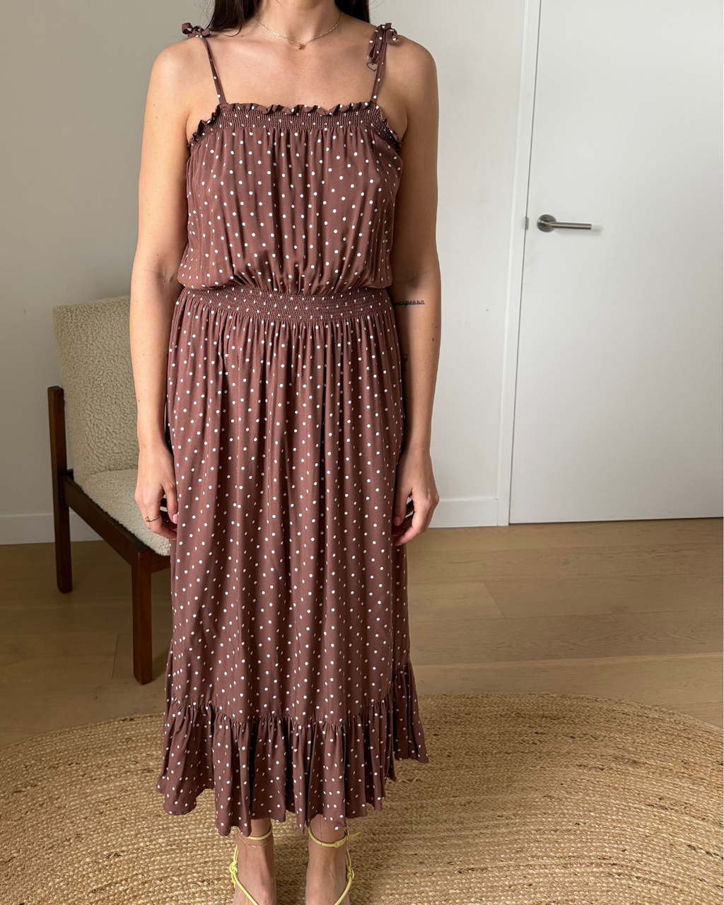 Paddo to Palmy Polka Dot Dress - Size 1 (AU 8-10)