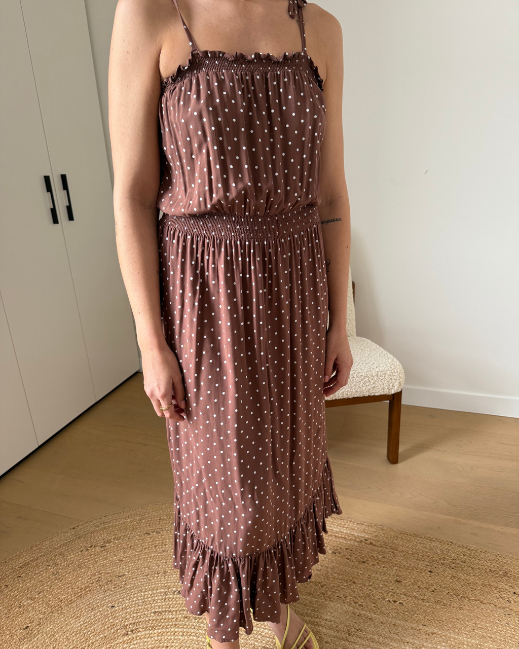 Paddo to Palmy Polka Dot Dress - Size 1 (AU 8-10)