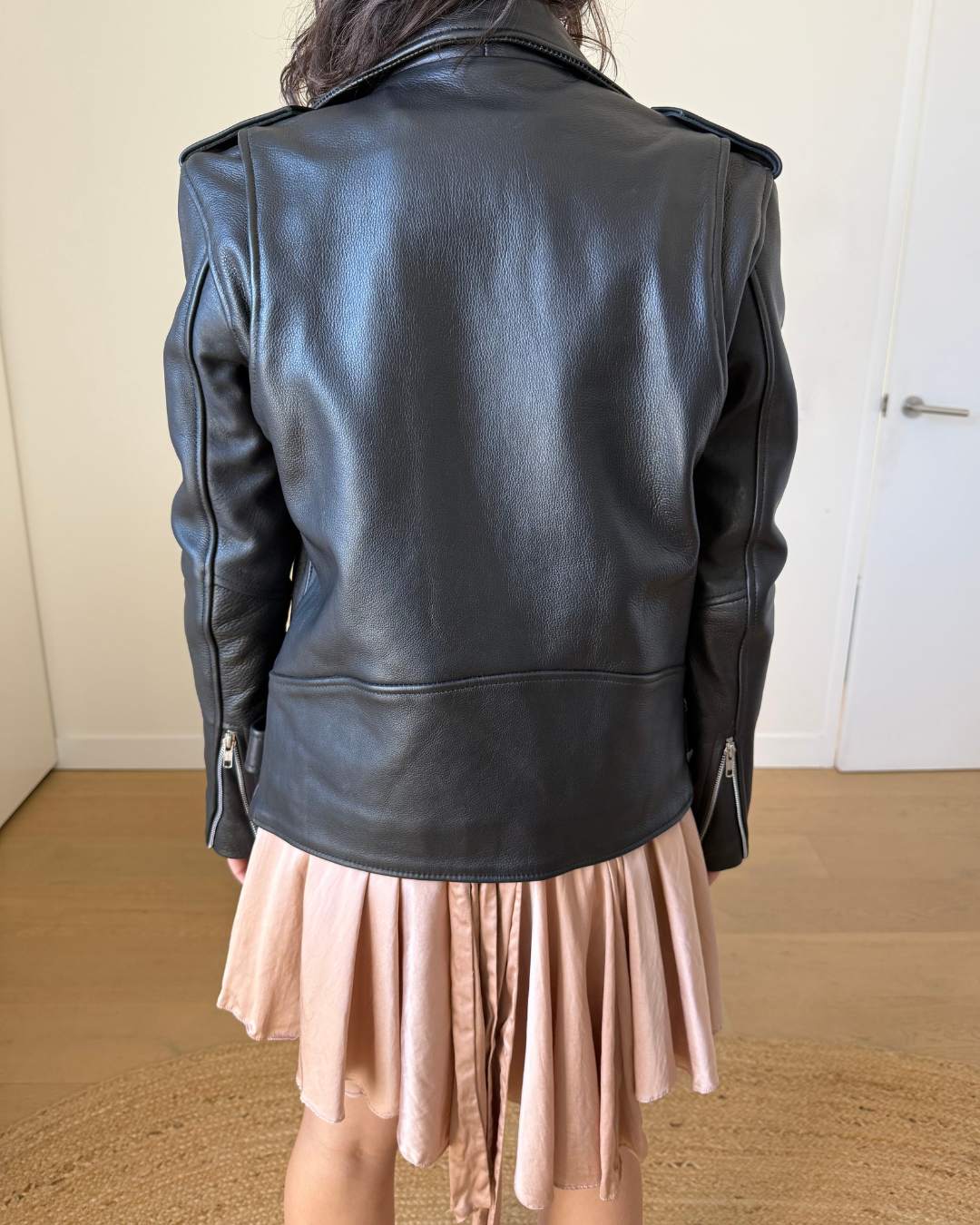 Understated Leather Jacket - Size Small
