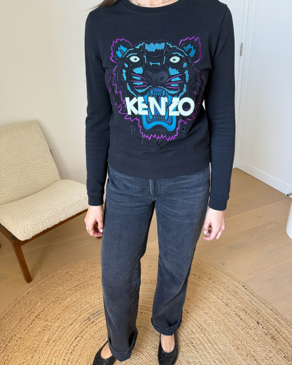 Kenzo Embroidered Tiger Sweatshirt - Small