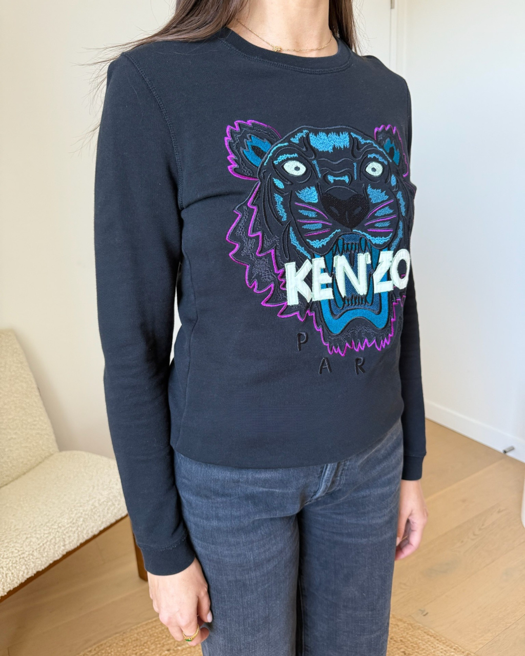 Kenzo Embroidered Tiger Sweatshirt - Small