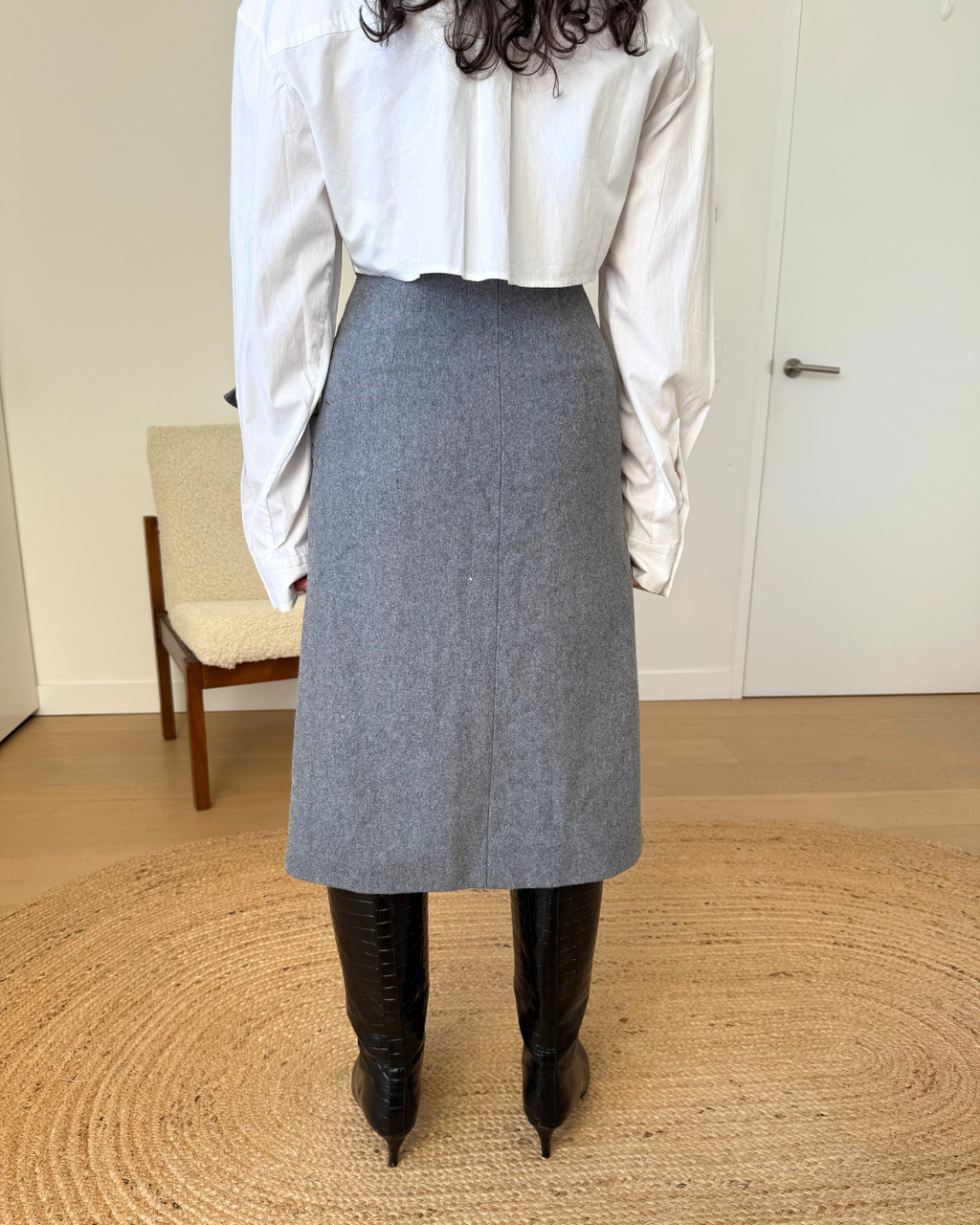 Christopher Esber Cropped Floating Quartz Shirt - Size 12