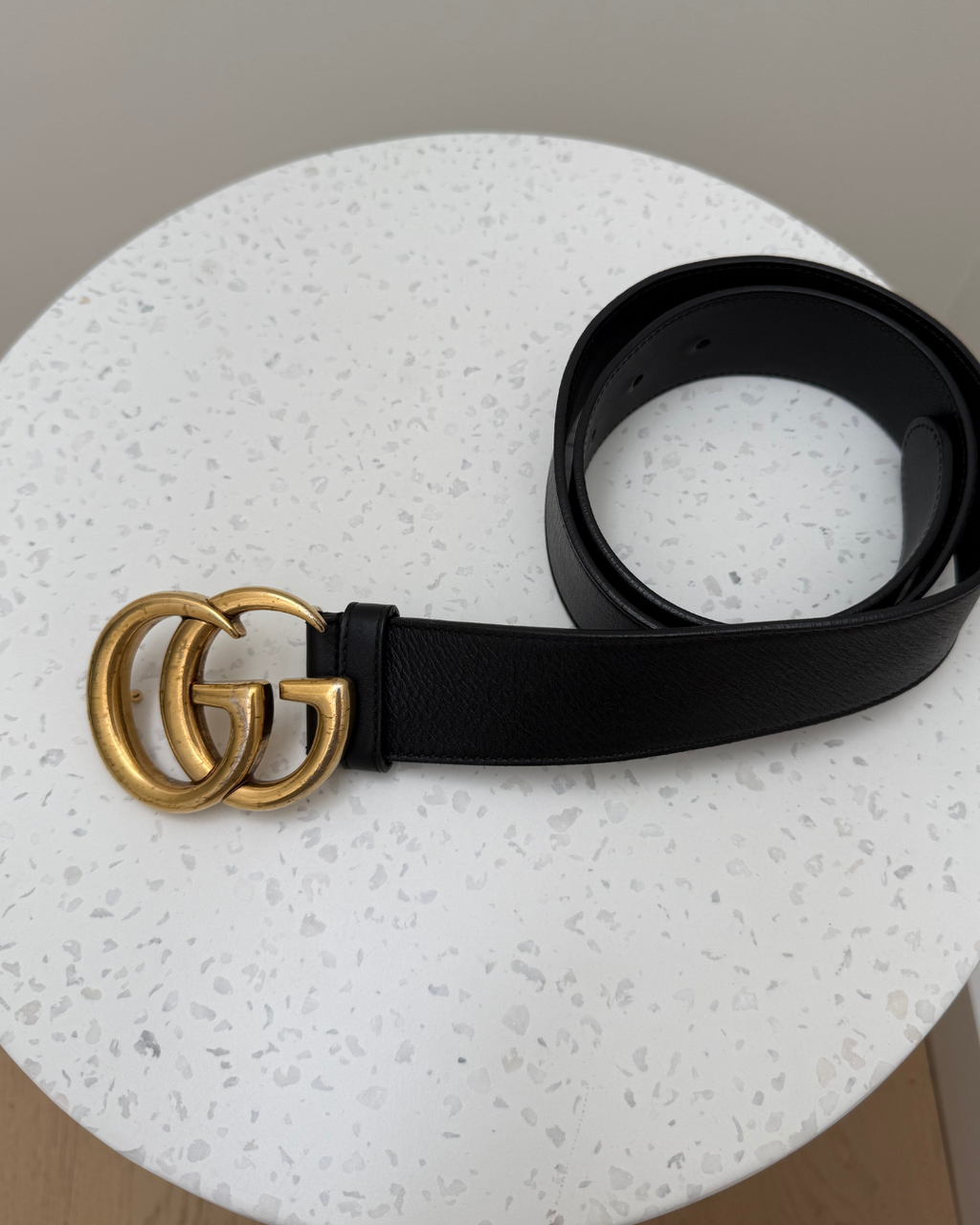 Gucci GG Marmont Wide Belt - Size 26