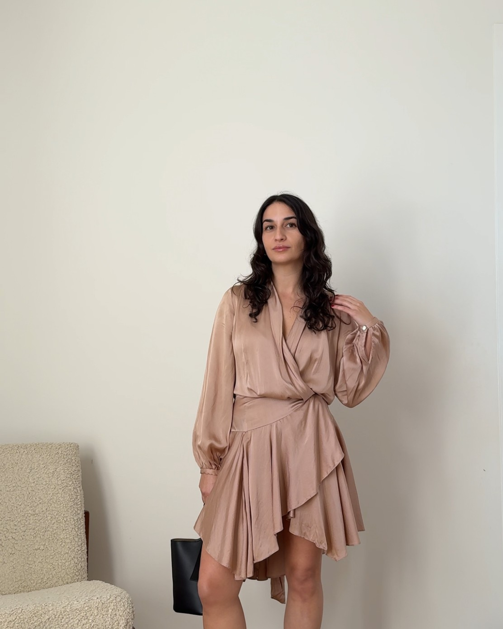 Zimmermann Silk Wrap Dress - Size 0 (AU 6-8)