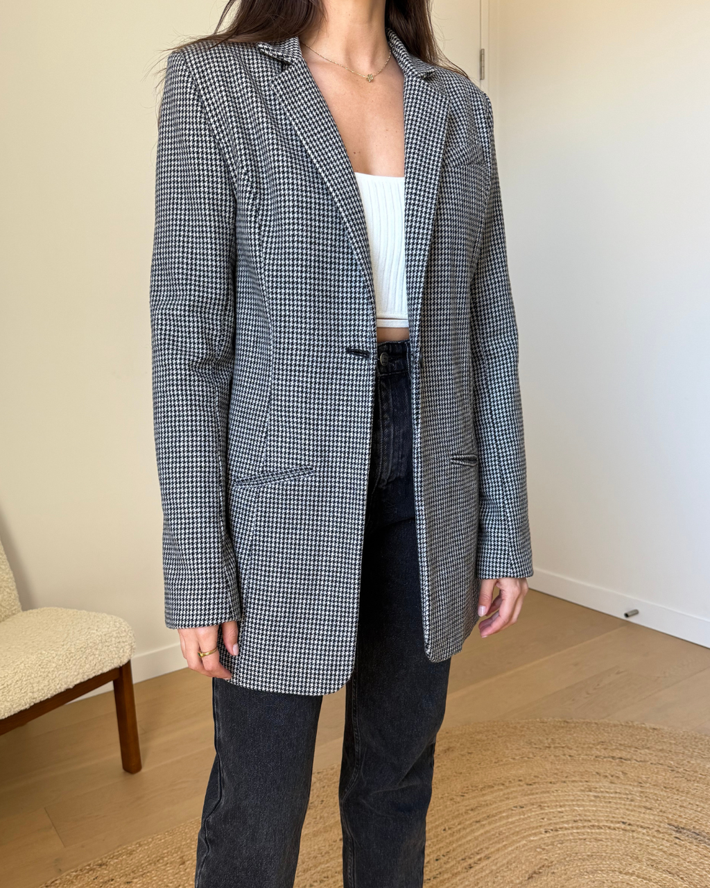 Remain Houndstooth Blazer - Size 10