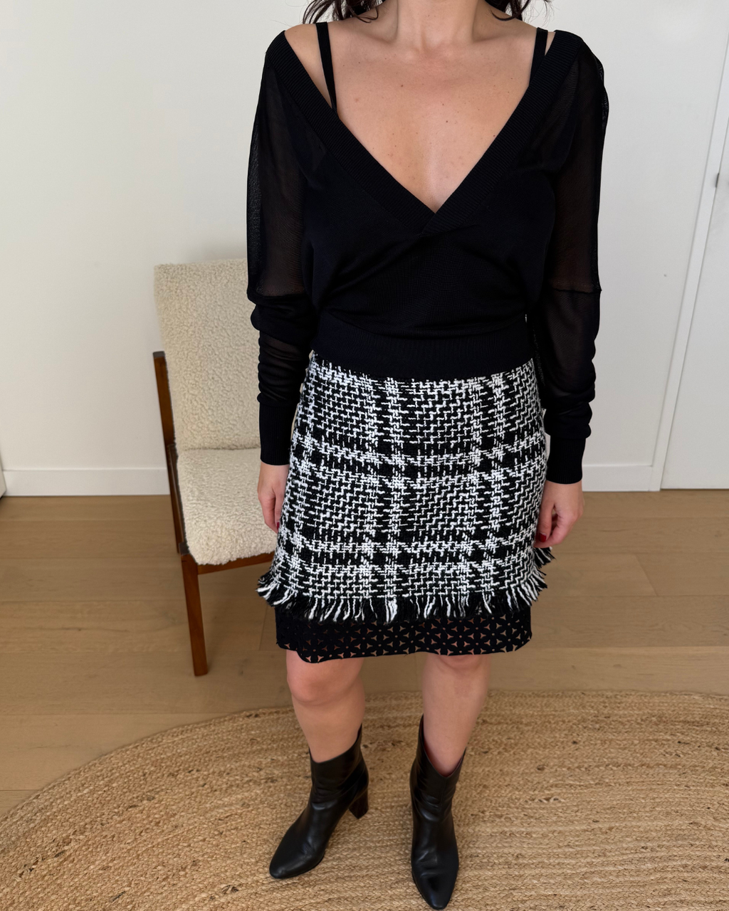 Dion Lee LS Knit Top - Size XS