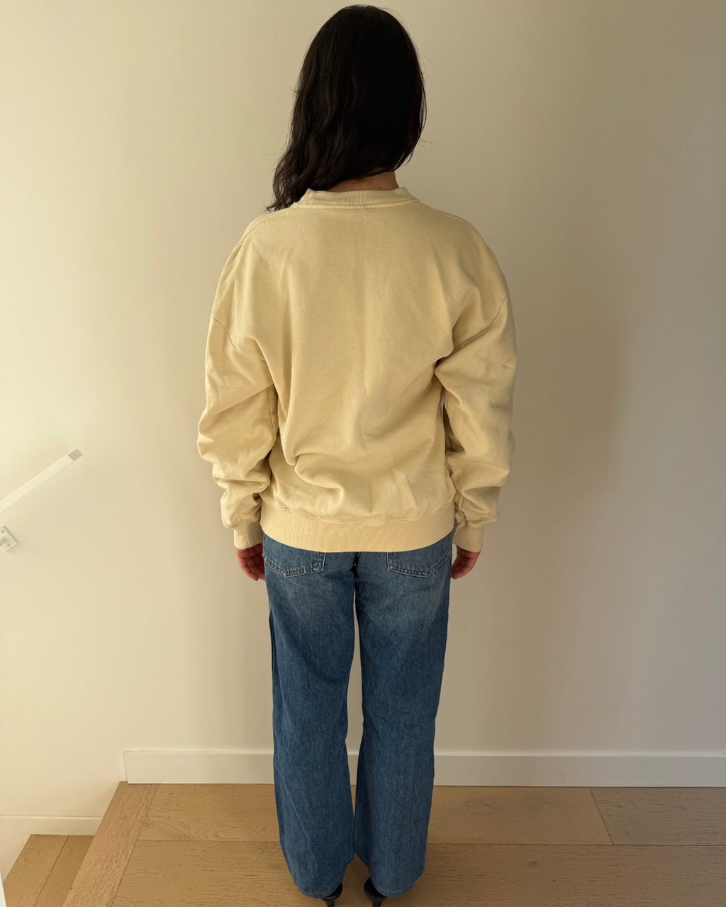 Sporty & Rich Wellness Embroidered Jersey Sweatshirt - Size Small