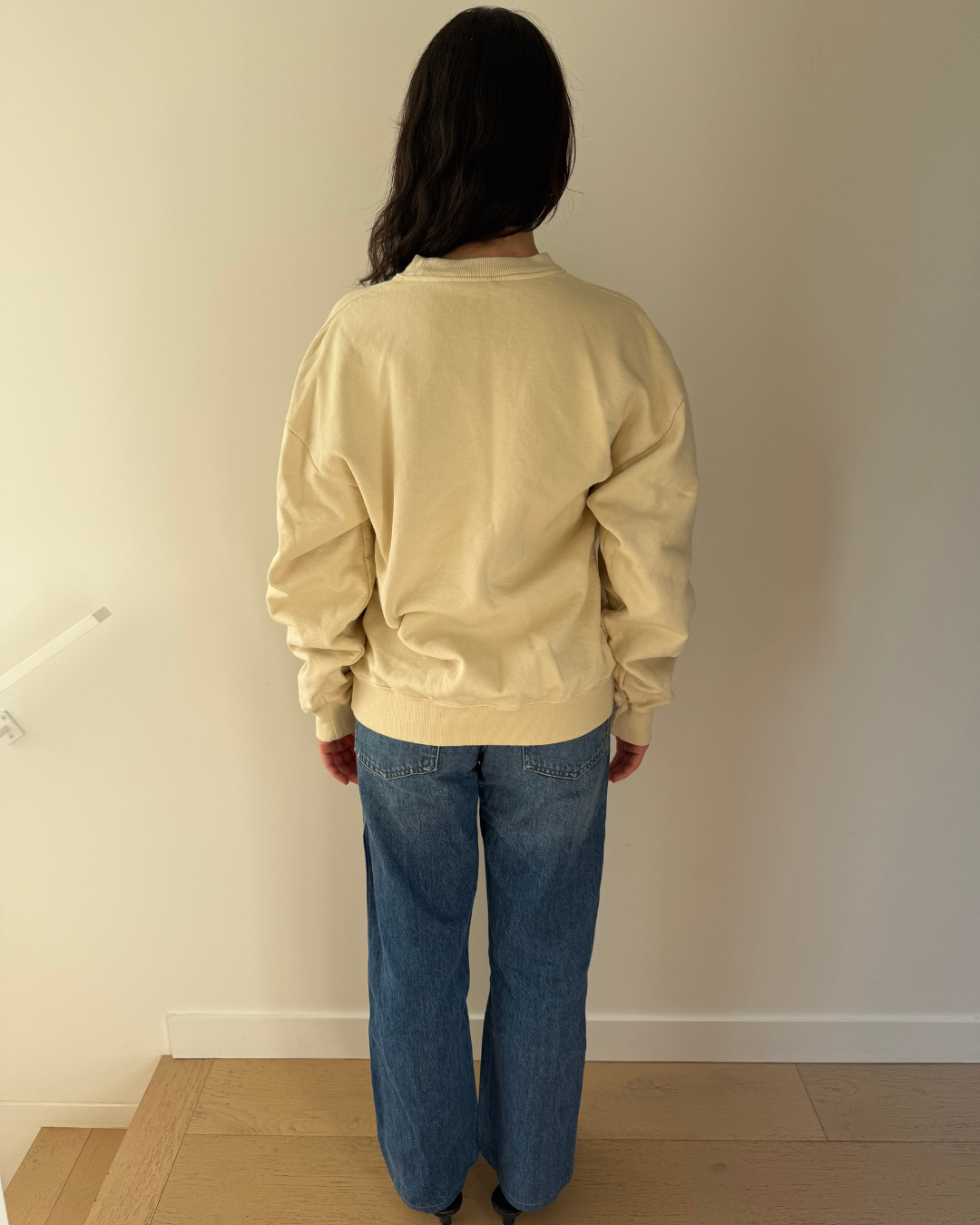 Sporty & Rich Wellness Embroidered Jersey Sweatshirt - Size Small