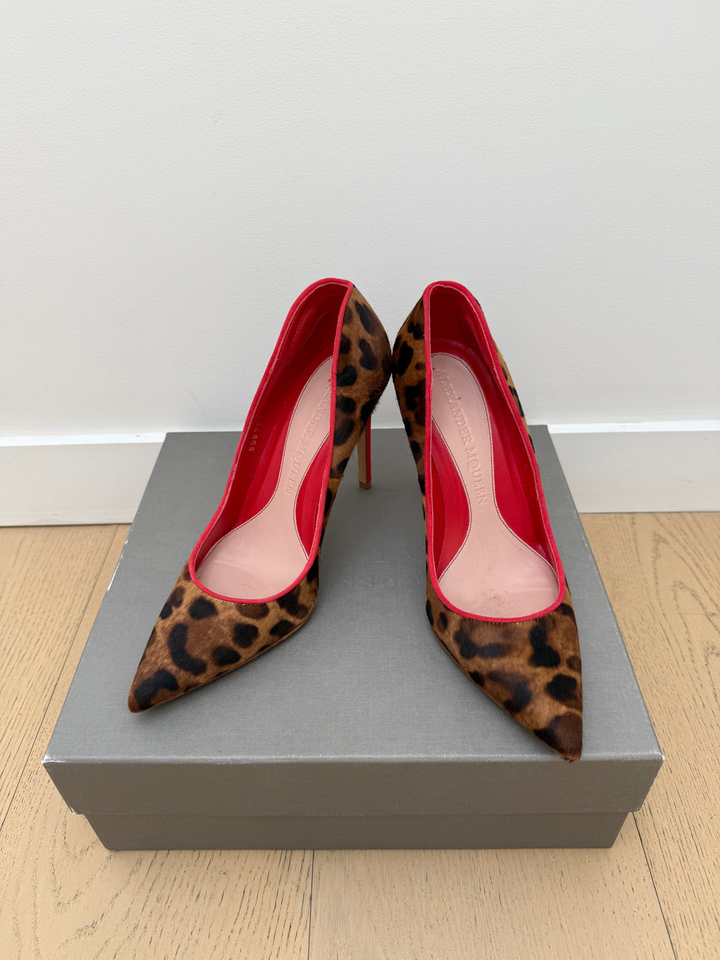 Alexander McQueen Scar Pel Cia S Cuoio Heels - Size 37